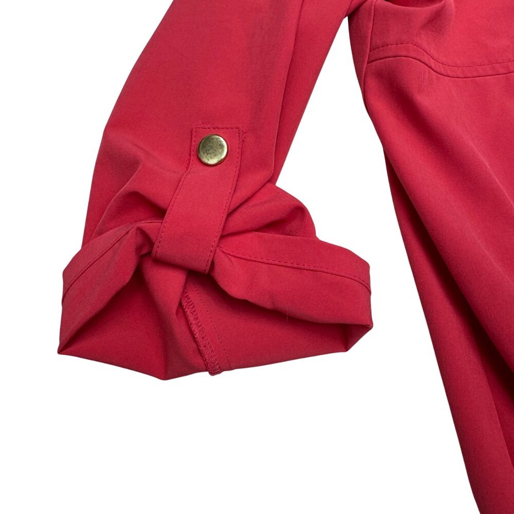 Zenergy by Chico's Women's Utility Casual Jacket Roll Up Sleeves, Size 2/US L - Picture 4 of 7